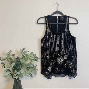 Romeo & Juliet Gossip Girl Collection Beaded Tank